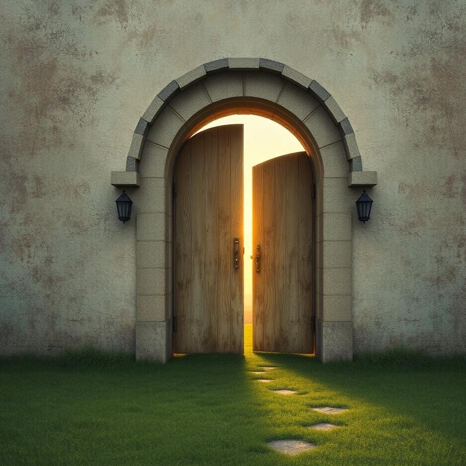 Dream : Passing through two doors in a dream