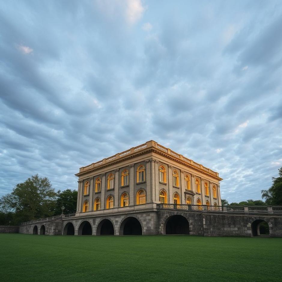 Dream : Passing under a building in a dream