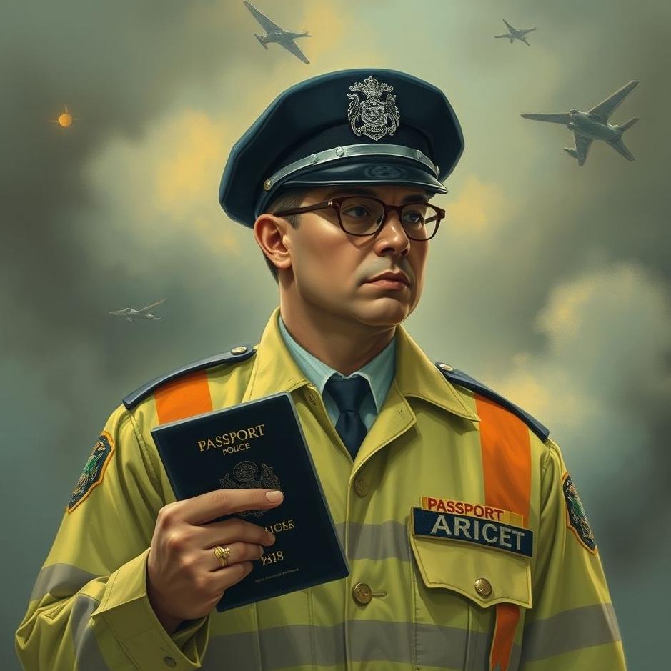 Dream : Passport policeman in a dream