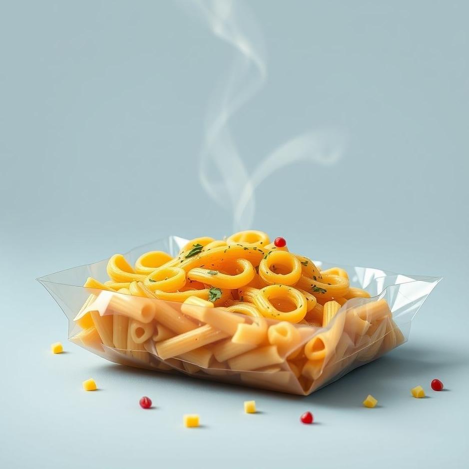 Dream : Pasta in a package in a dream