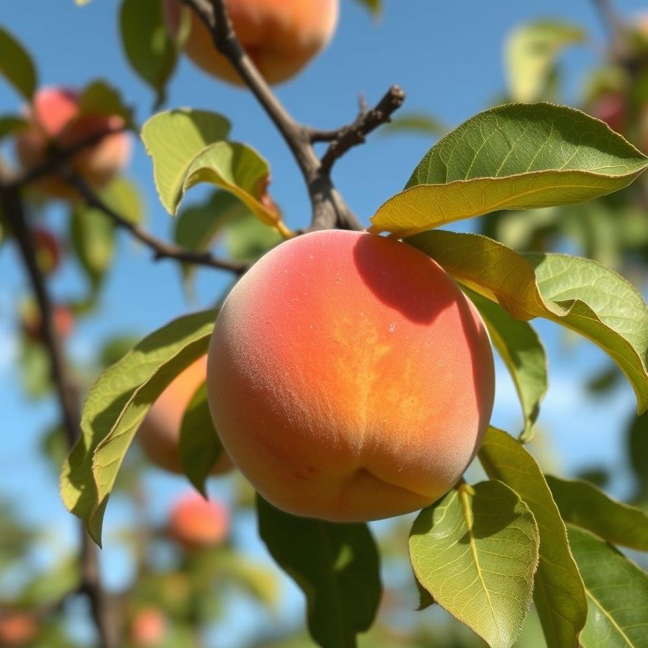 Dream : Peach from the tree in the dream