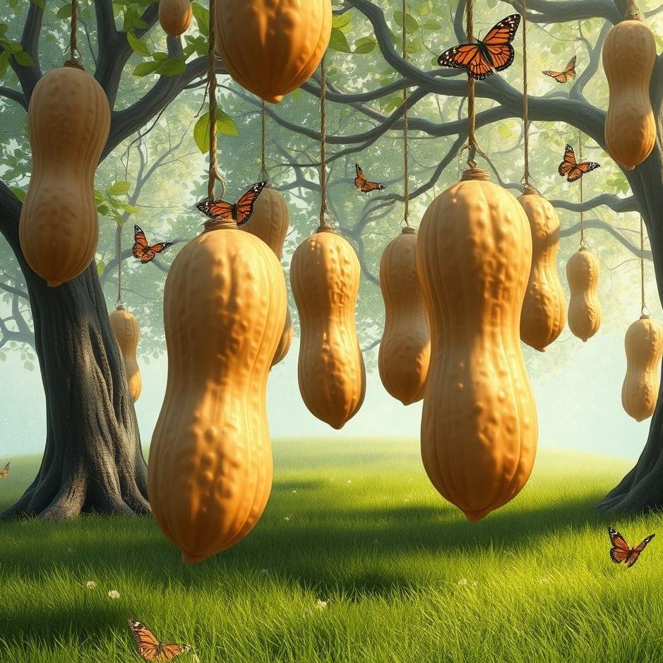 Dream : Peanuts from the tree in the dream