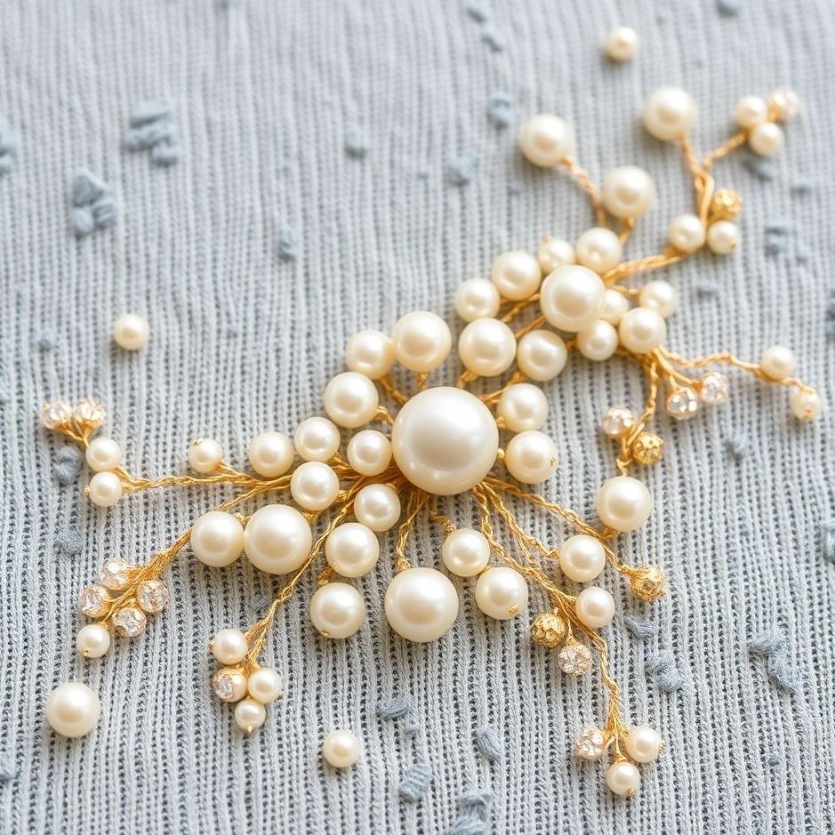 Dream : Pearl embroidery in a dream