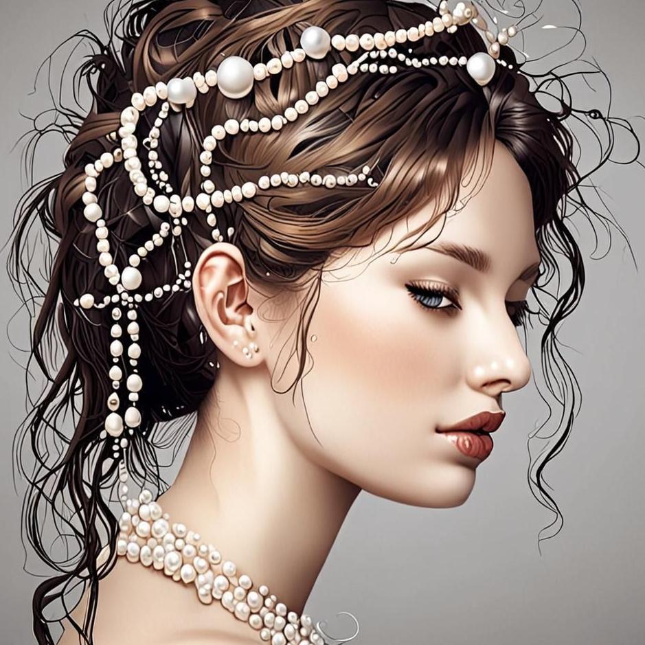 Dream : Pearls in hair in a dream