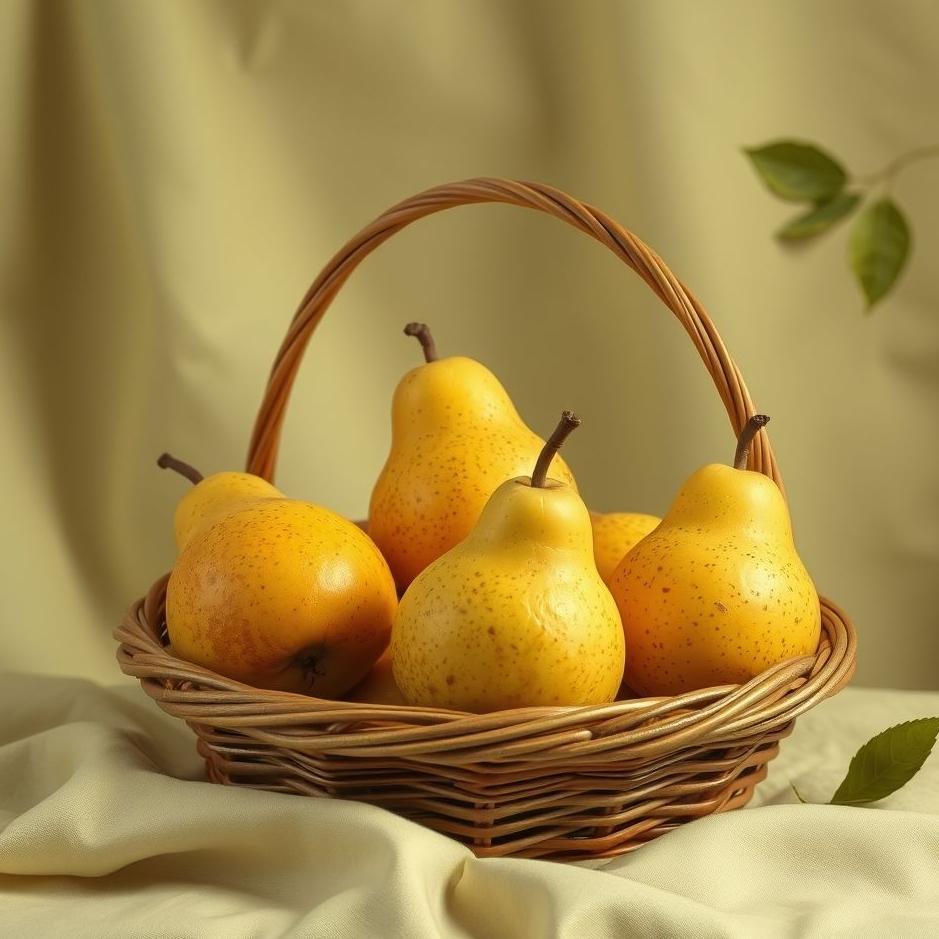 Dream : Pears in a basket in a dream
