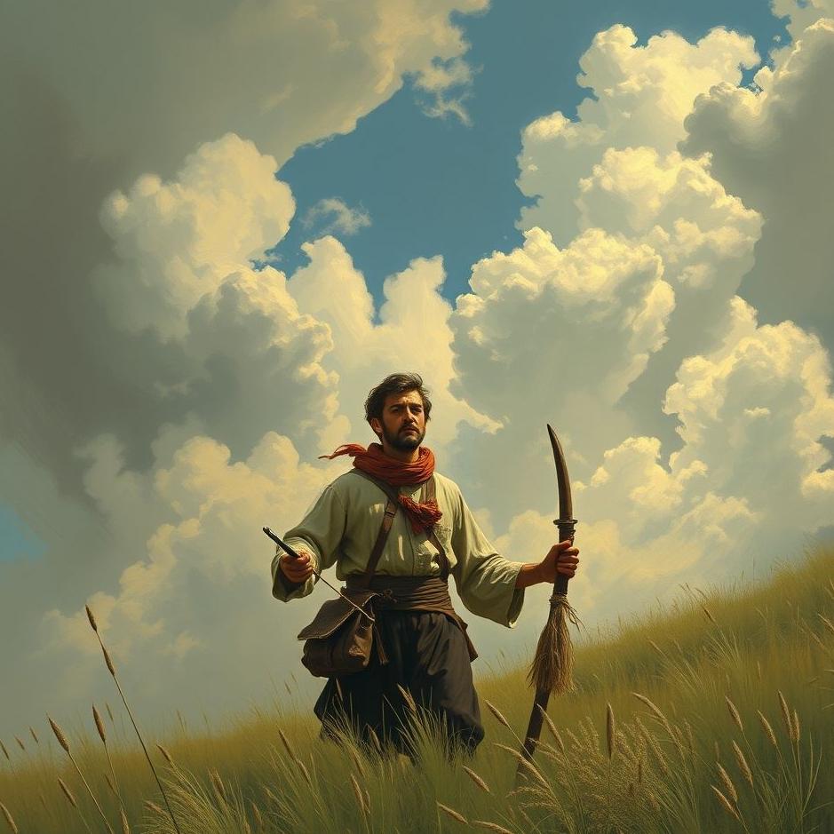 Dream : Peasant man in a dream