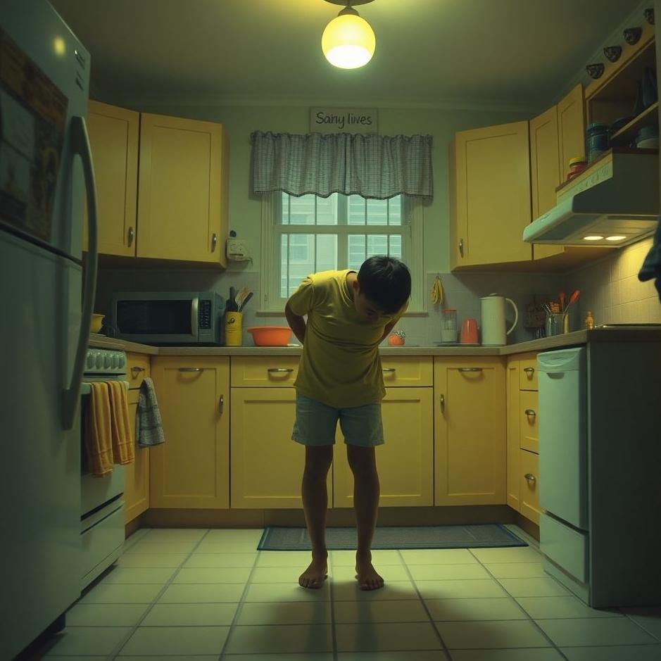 Dream : Peeing in the kitchen in a dream