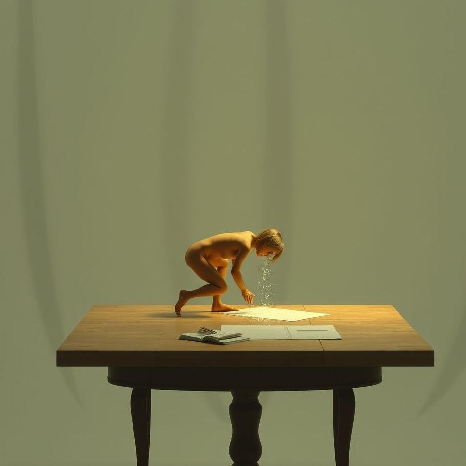 Dream : Peeing on the table in a dream