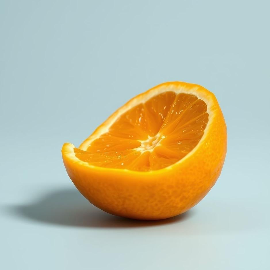 Dream : Peeled orange in a dream