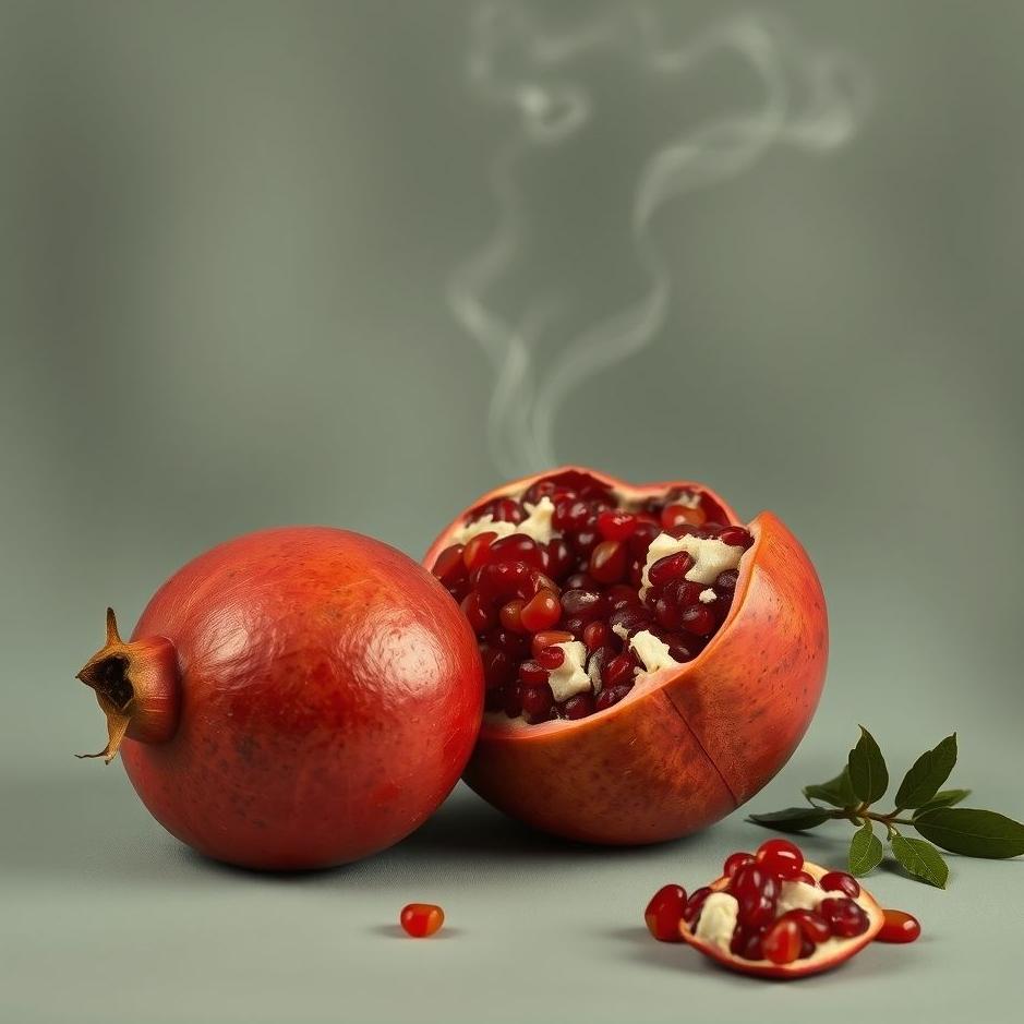 Dream : Peeling a pomegranate in a dream