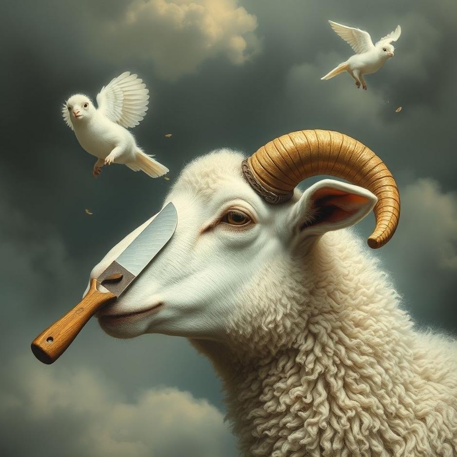Dream : Peeling a sheep's head in a dream