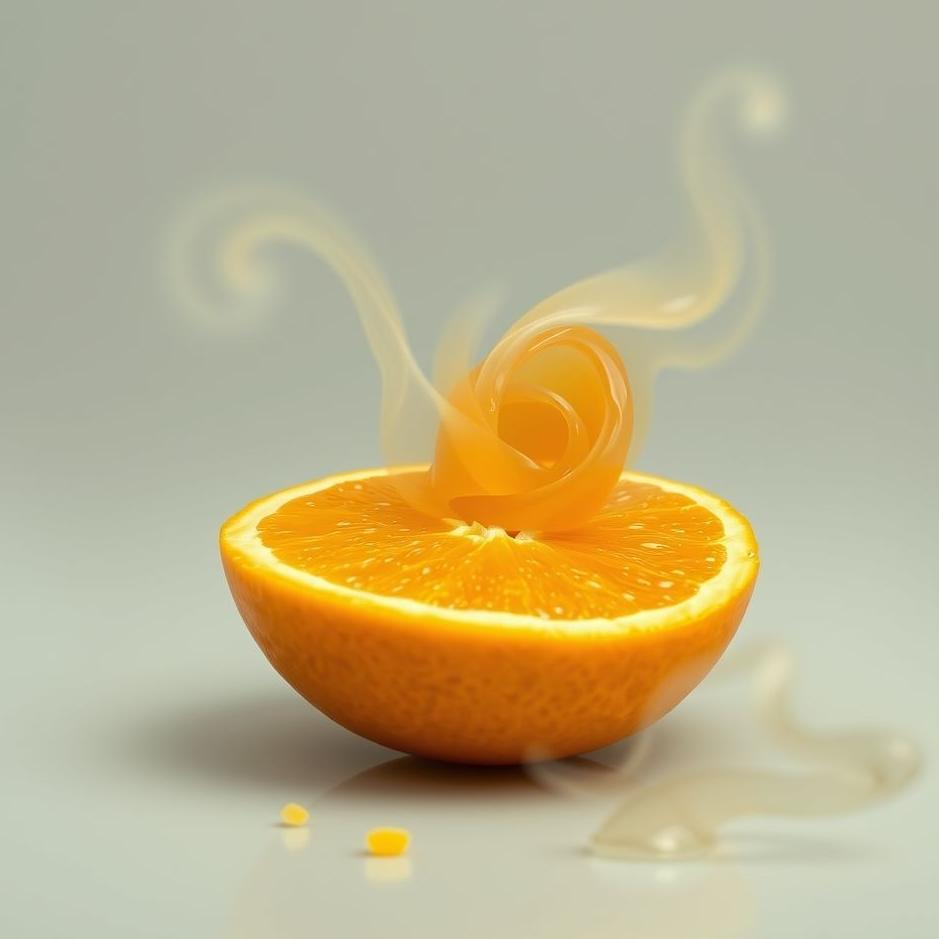 Dream : Peeling an orange in a dream
