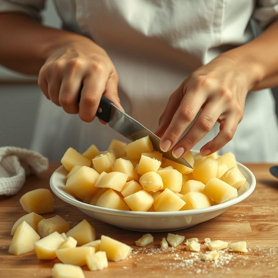 Dream : Peeling boiled potatoes in a dream