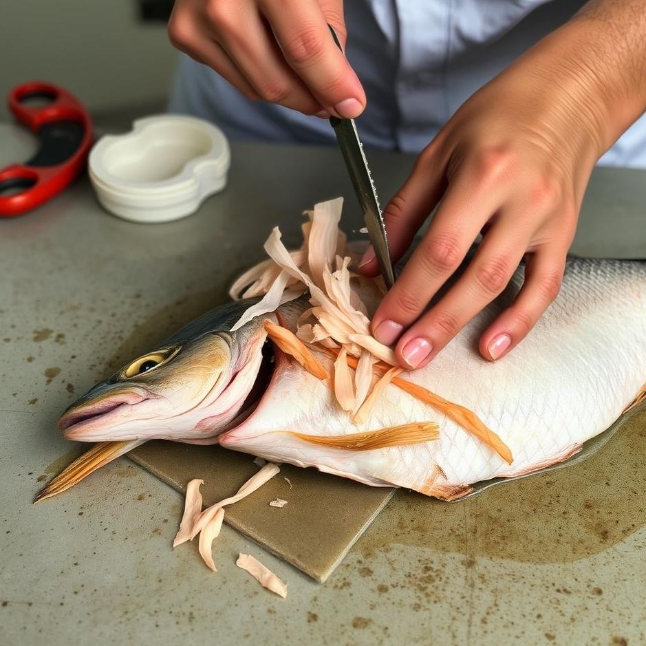 Dream Dictionary : Peeling fish skins