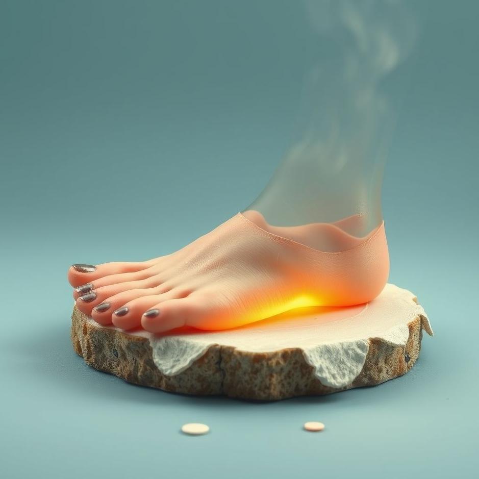 Dream : Peeling foot base in the dream