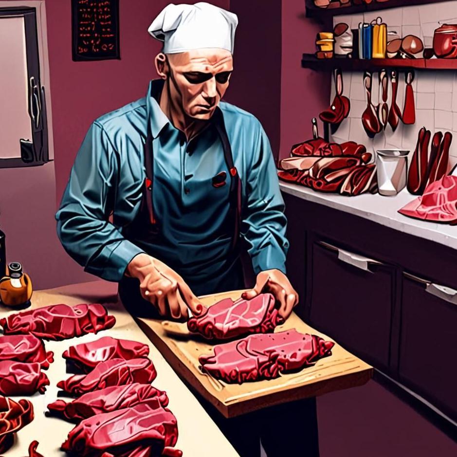 Dream : Peeling meat in a dream