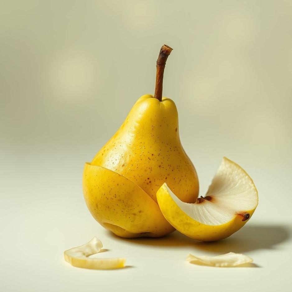 Dream : Peeling pear in the dream