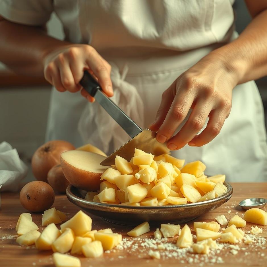 Dream : Peeling potatoes in a dream