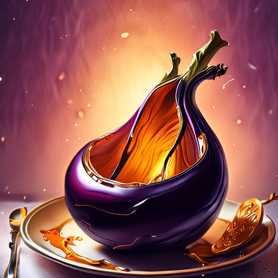 Dream : Peeling roasted eggplant in a dream