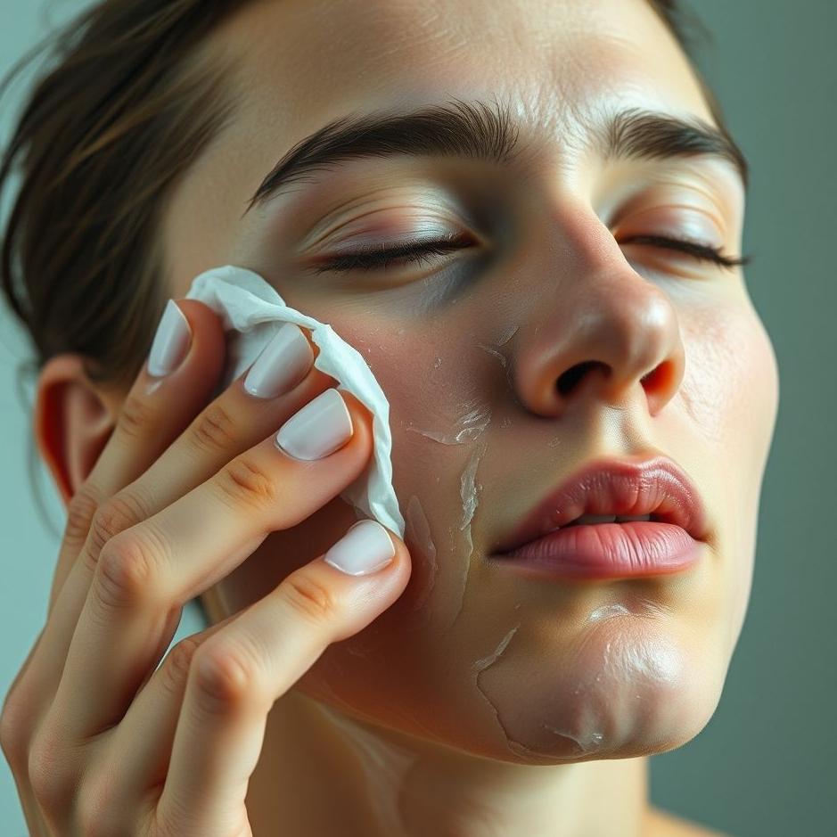 Dream : Peeling your own face in a dream