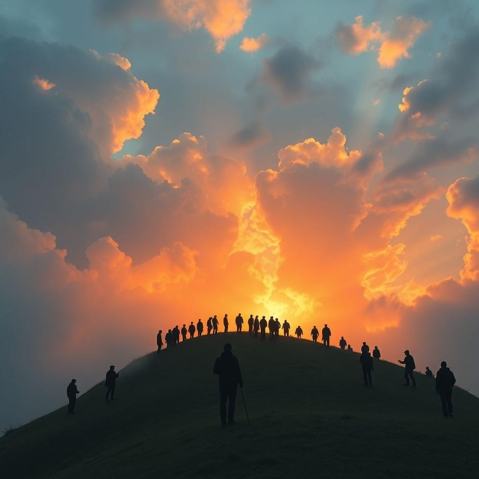 Dream : People being surpassed in a dream