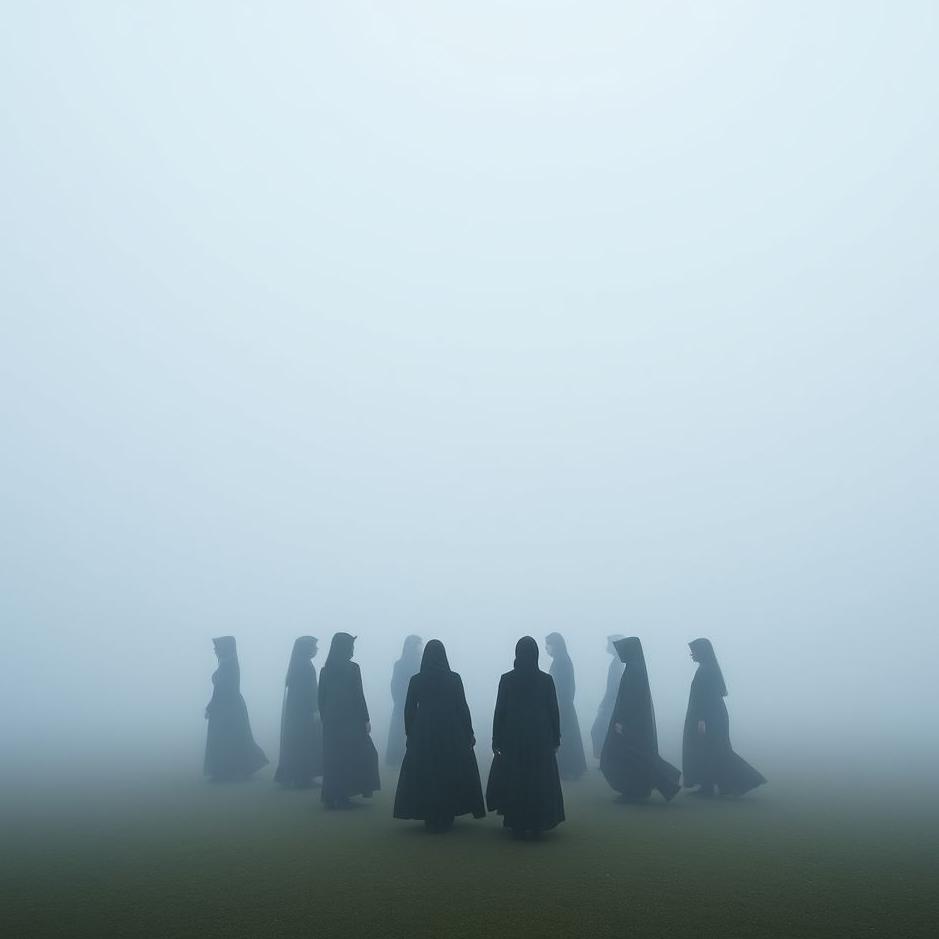 Dream : People dressed in black in a dream