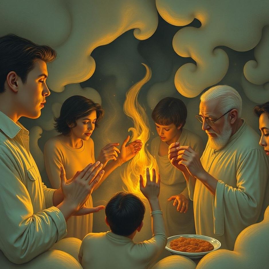 Dream Dictionary : People feeding their stomachs in a dream