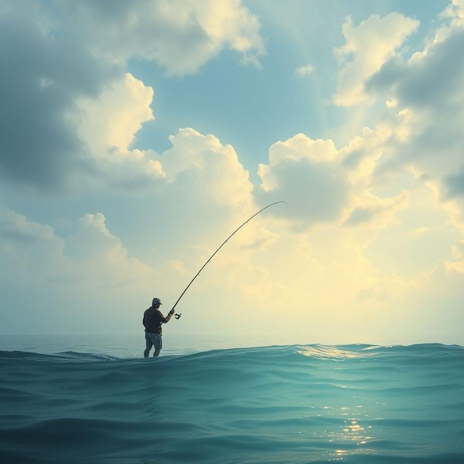 Dream : People fishing with a rod in a dream
