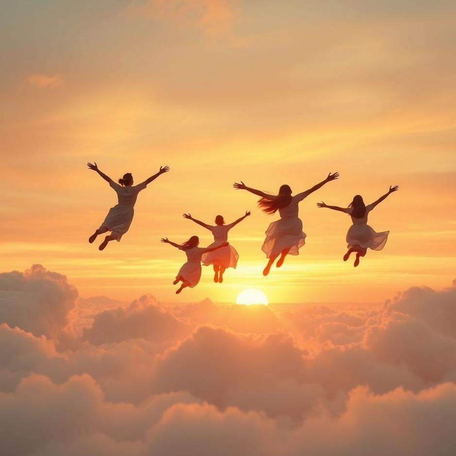Dream : People flying in the air in a dream
