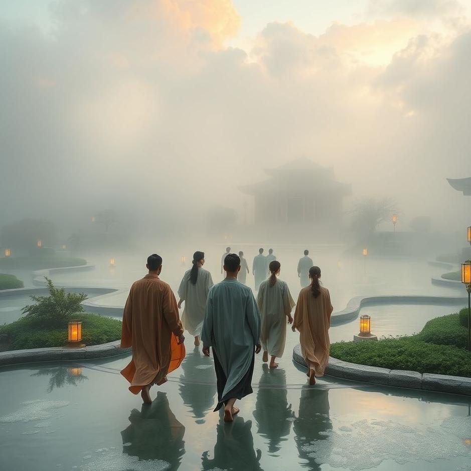 Dream : People going to the bath in a dream