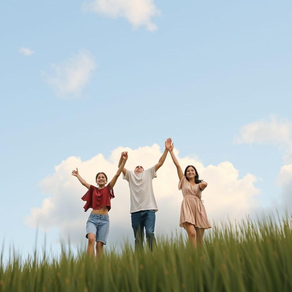 Dream : People happy in a dream