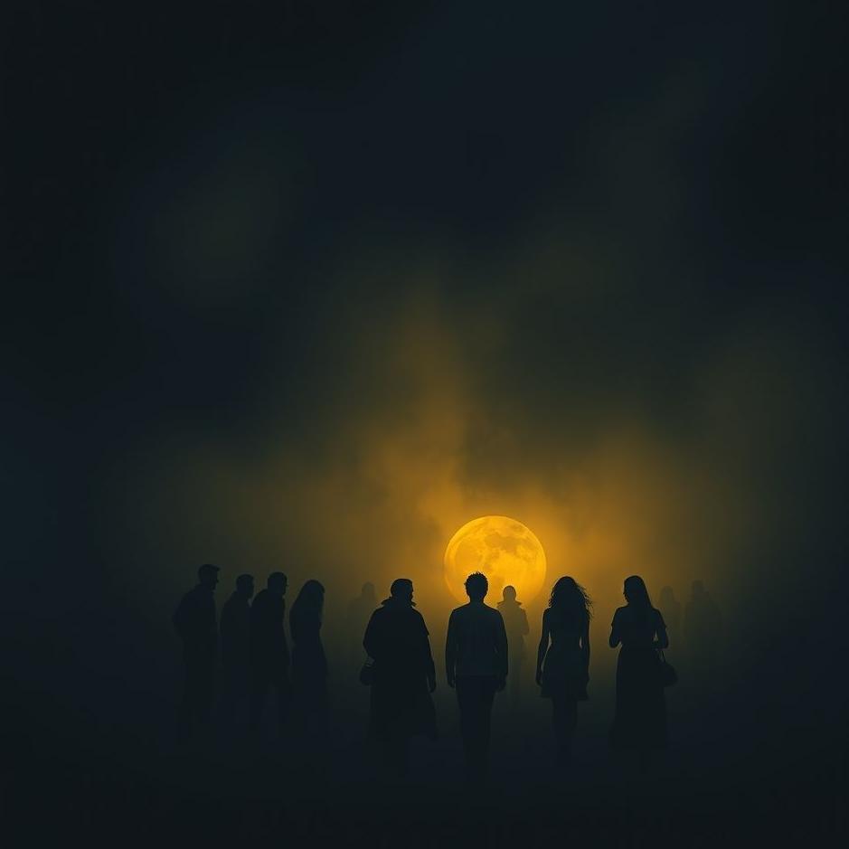 Dream : People in the dark in a dream