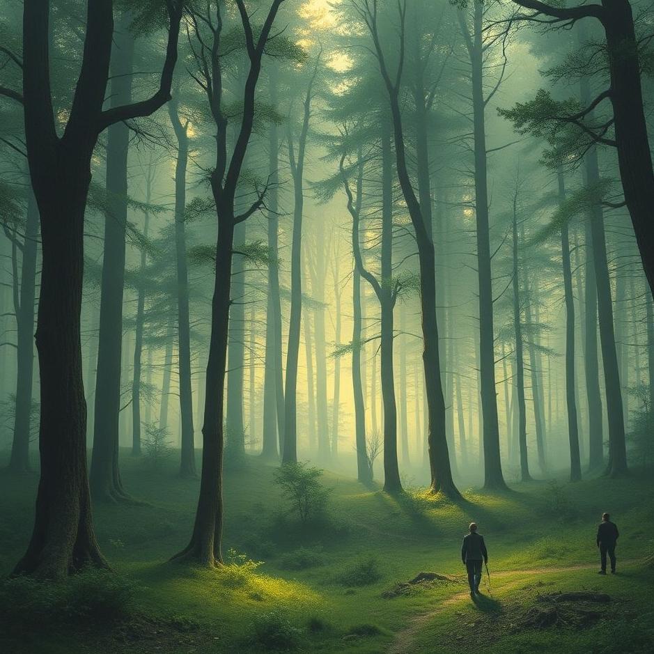 Dream : People in the forest in a dream