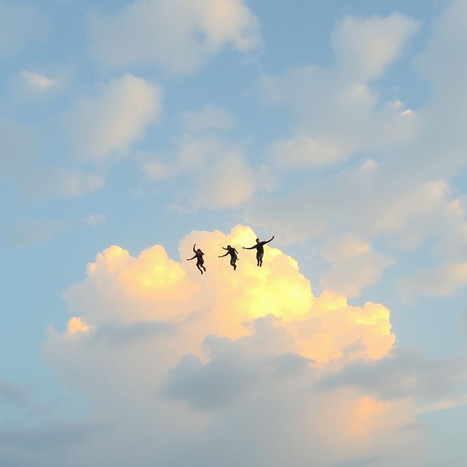 Dream : People in the sky in a dream