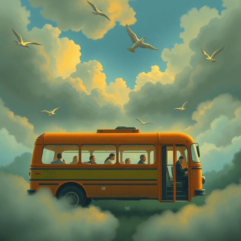 Dream : People on a bus in a dream