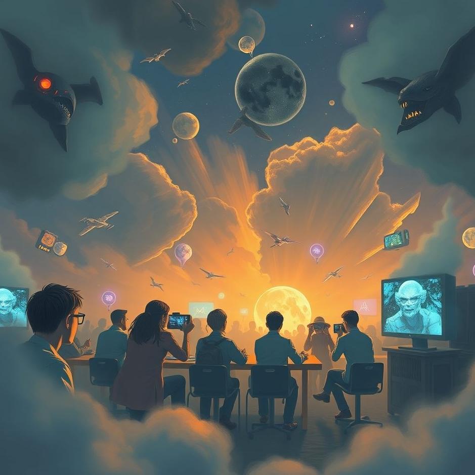 Dream : People playing games in a dream