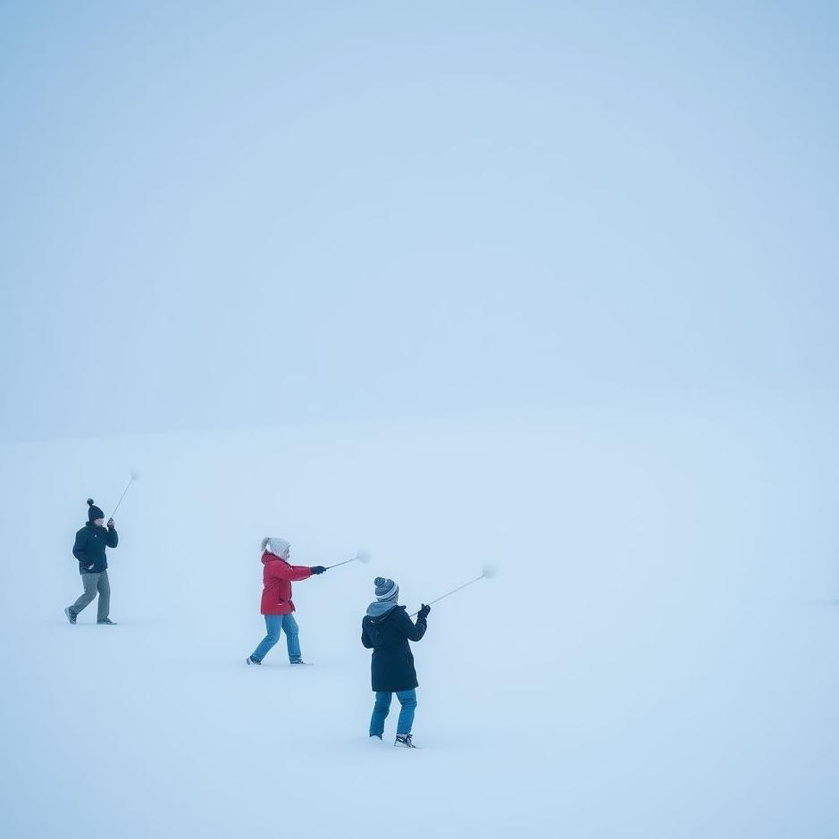 Dream : People playing snowballs in a dream