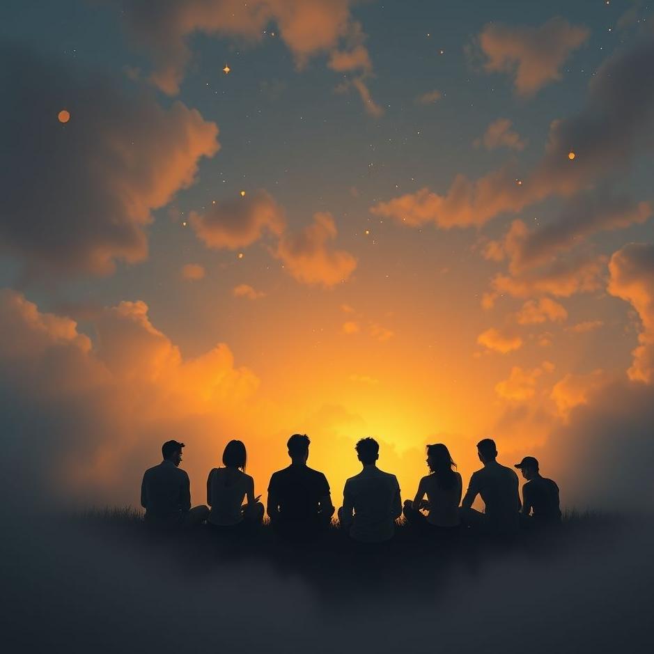 Dream : People sitting in a dream