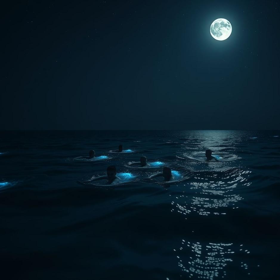 Dream Dictionary : People swimming in the sea at night in a dream