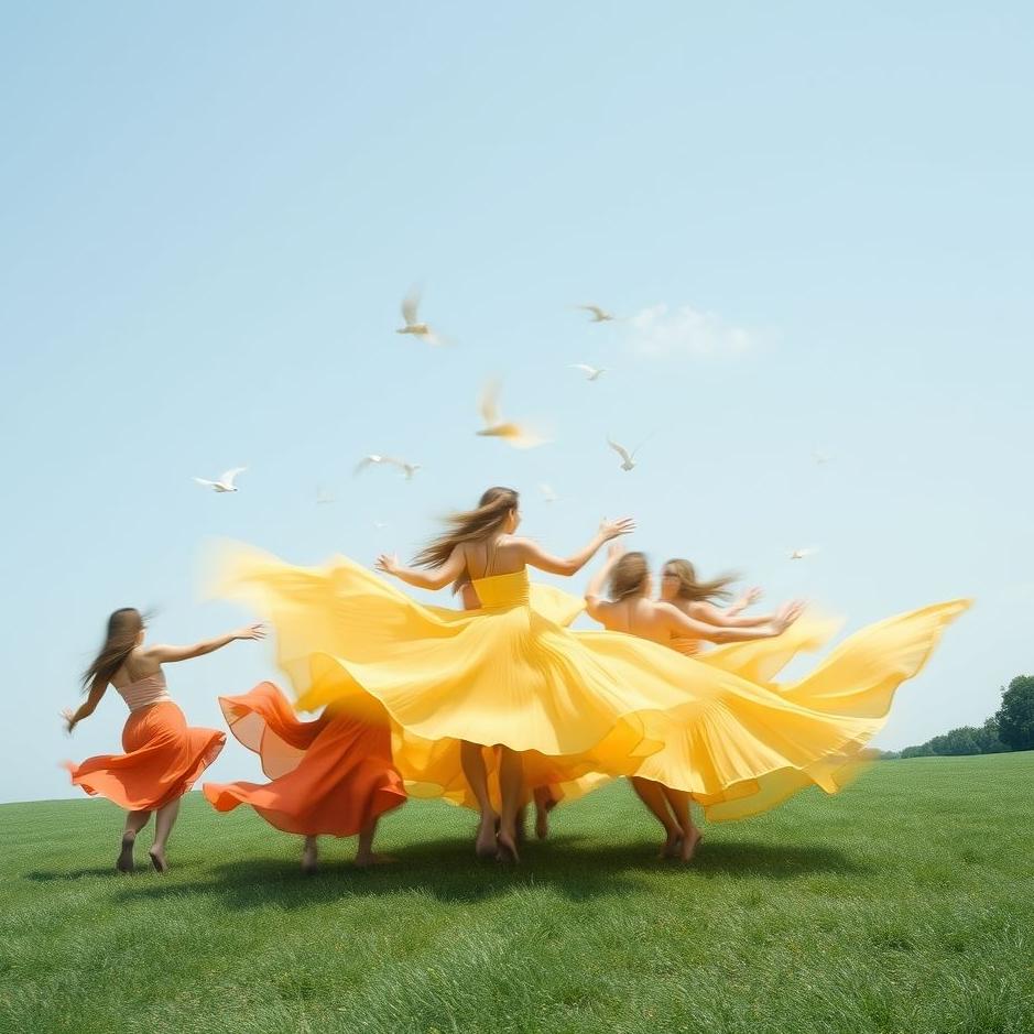 Dream : People whirling in a dream