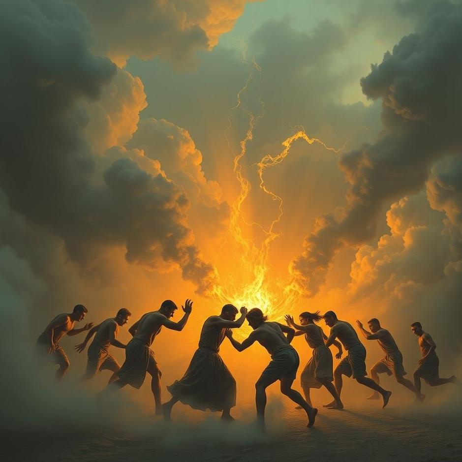 Dream : People wrestling in a dream