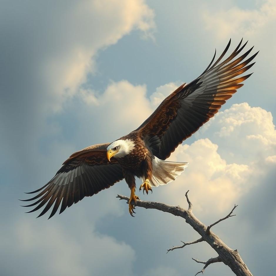 Dream : Perched eagle in a dream