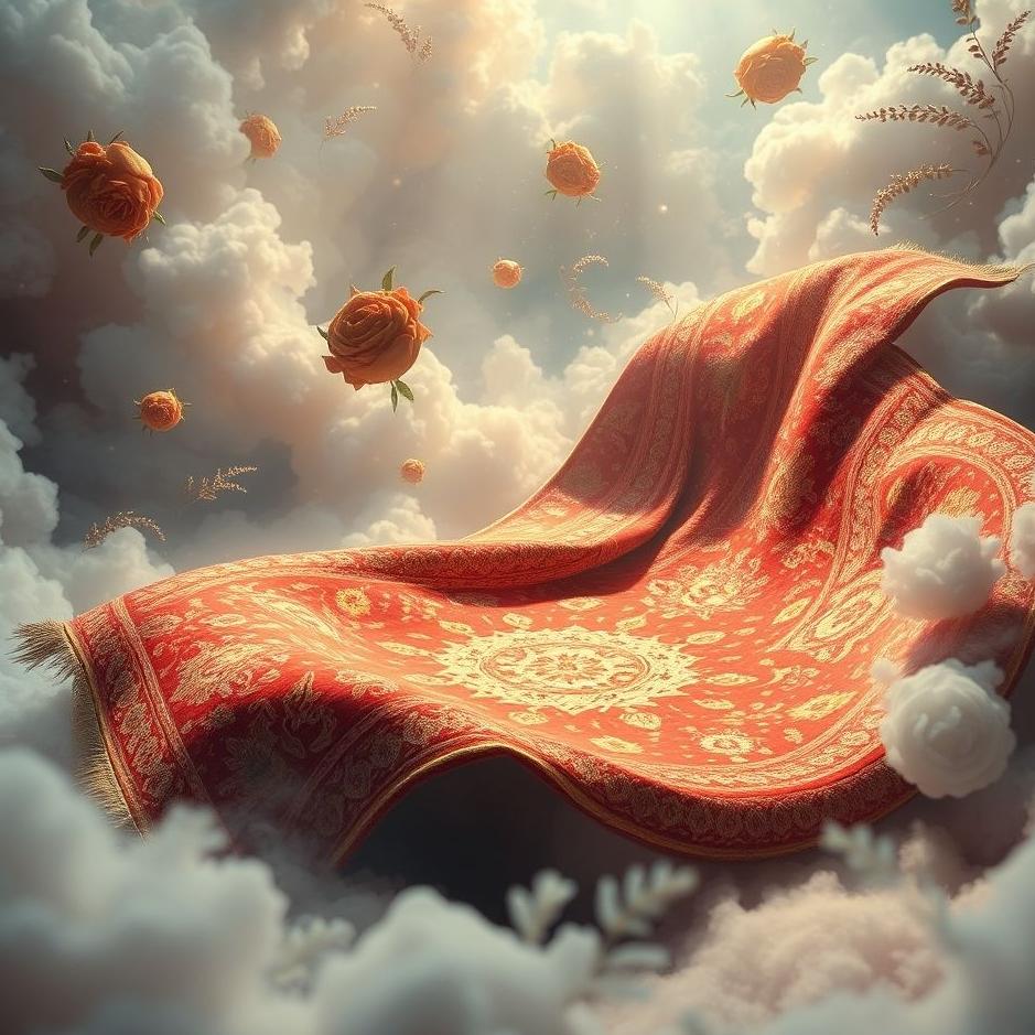 Dream : Persian carpet in a dream