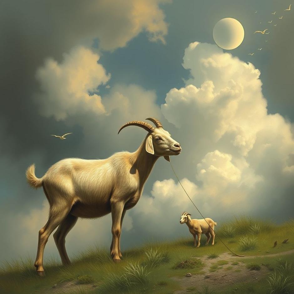 Dream : Petching a goat in a dream