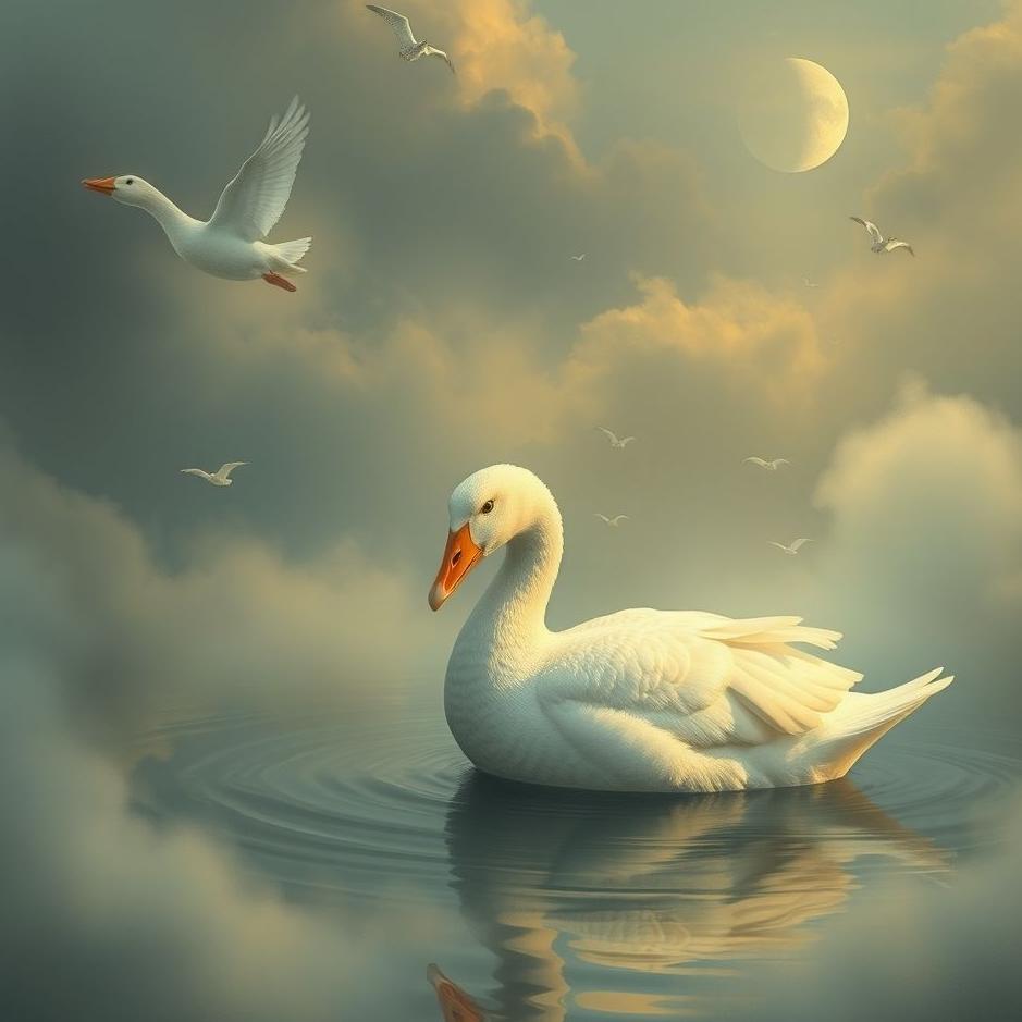 Dream : Petching a goose in a dream