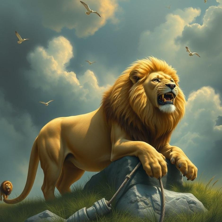 Dream : Peting lion in the dream