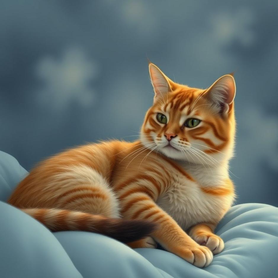 Dream : Petting a cat in your lap in a dream