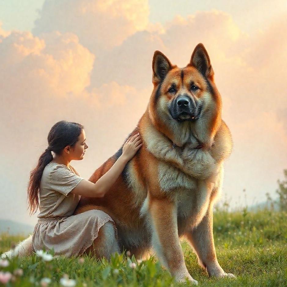 Dream : Petting a kangal dog in a dream