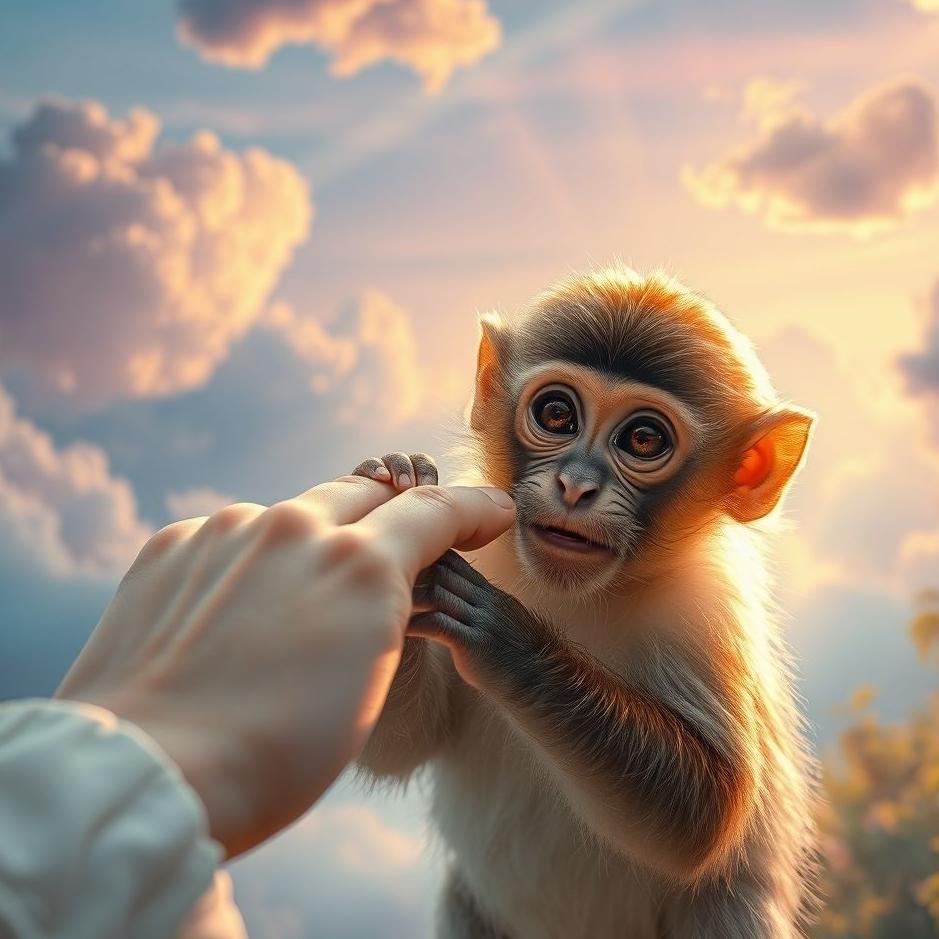 Dream : Petting a monkey in a dream
