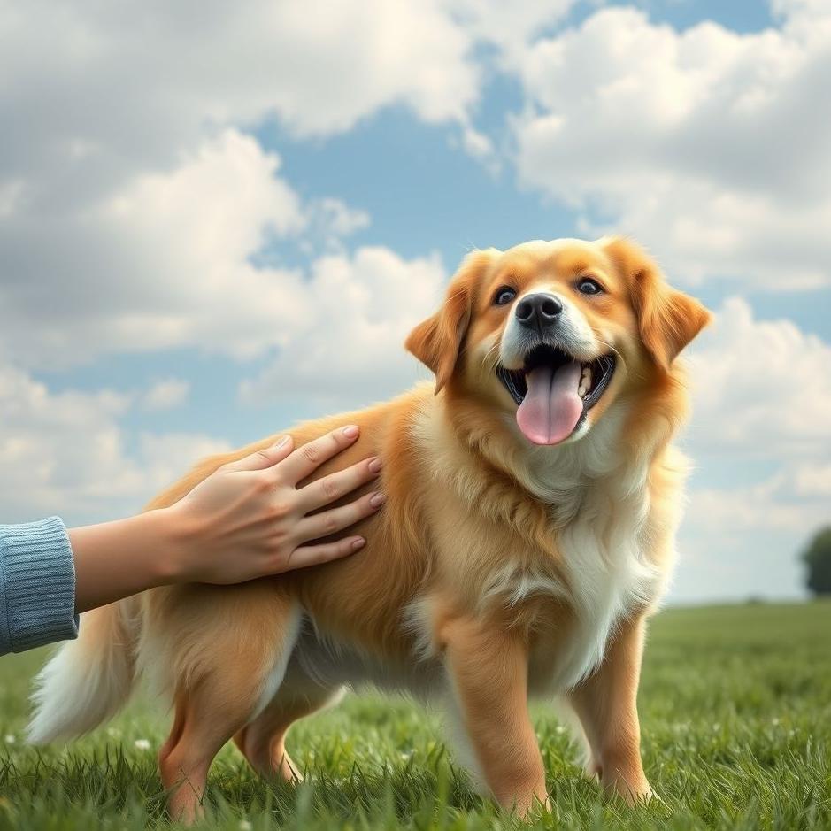 Dream : Petting and adopt a dog in a dream